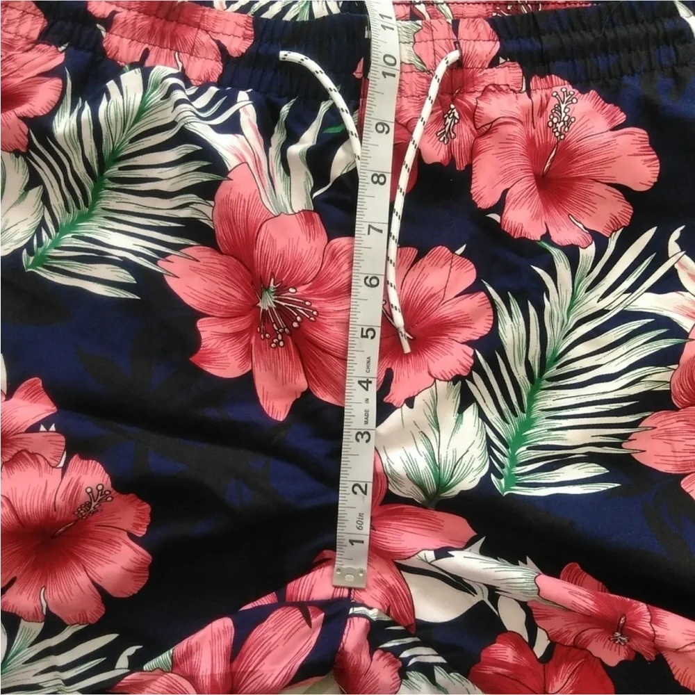Men's Floral Swim Shorts Vogue Life Hawaiian Tropical Swimwear Beach Pool Trunks